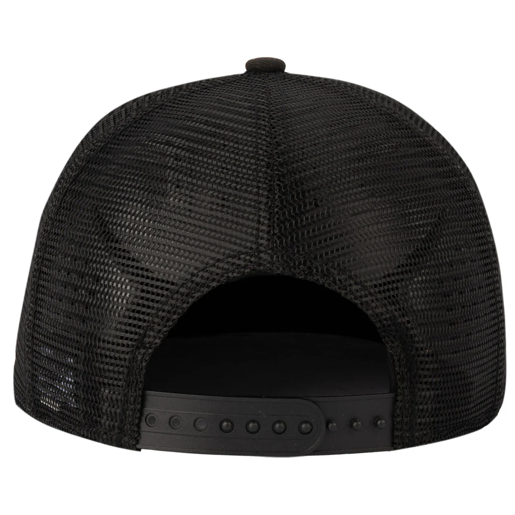 Tucson Sugar Skulls New Era Shadowline Trucker 9FIFTY Snapback Hat - Black - Image 2