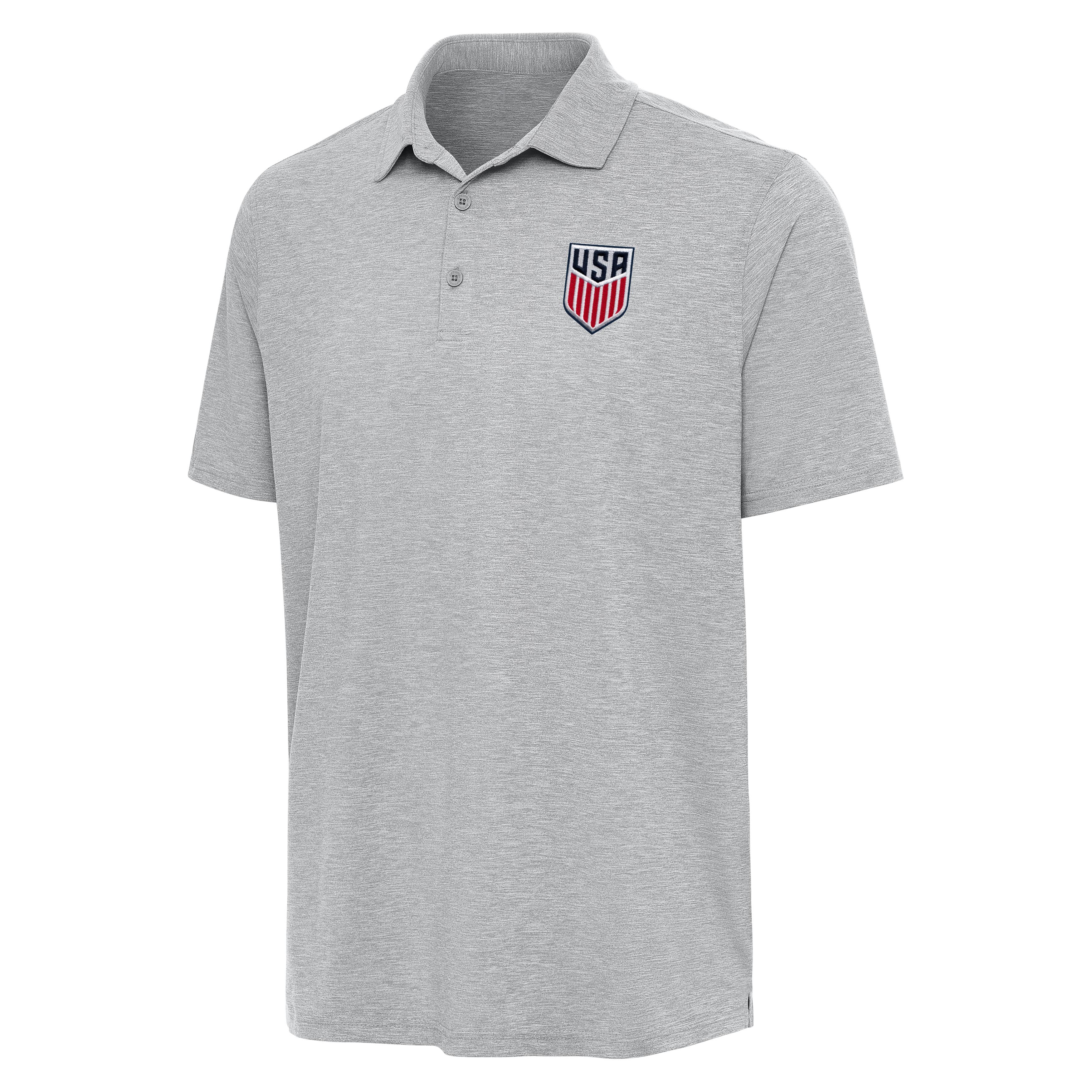 USMNT National Team Antigua Men's Par 3 Polo - Gray