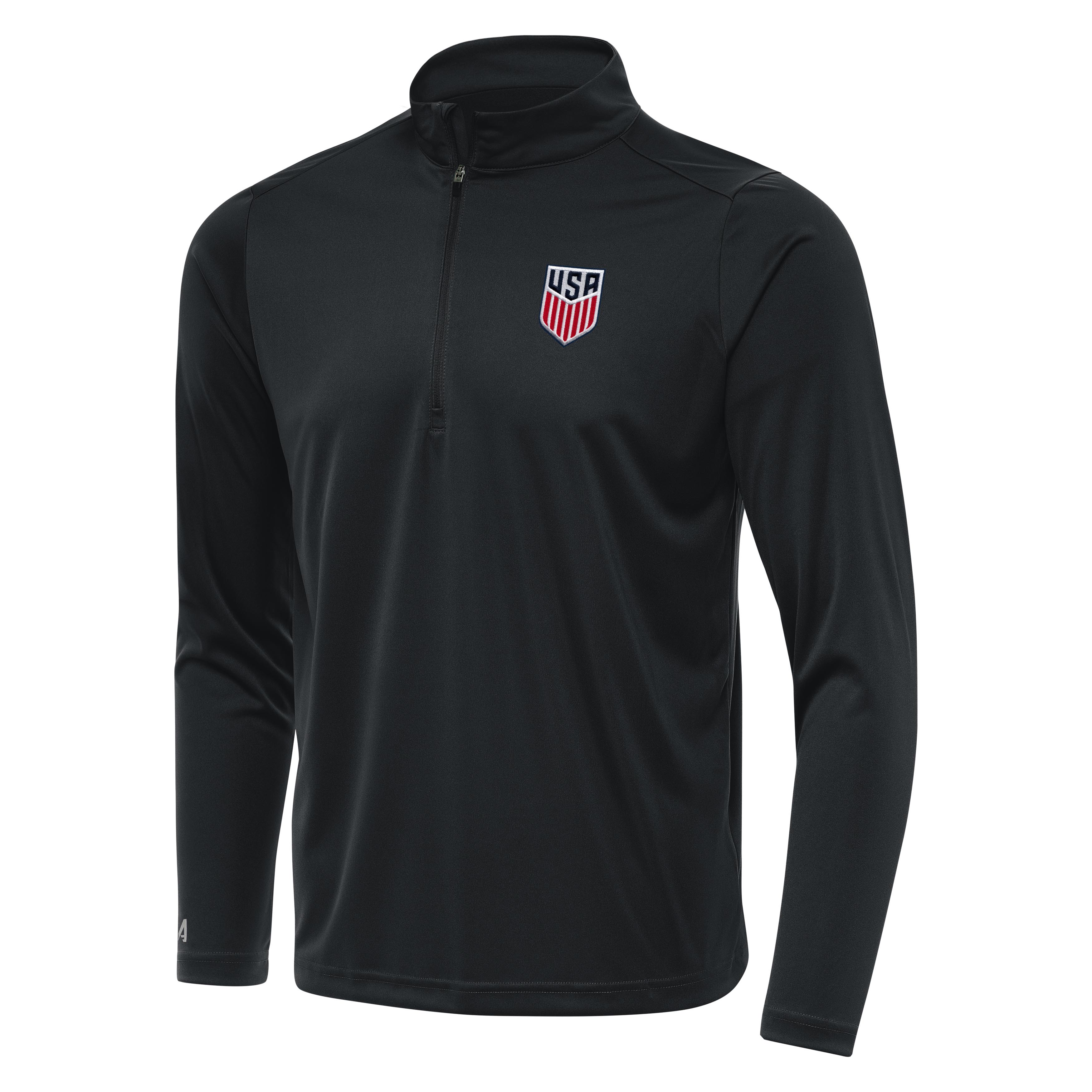 USMNT National Team Antigua Men's Tribute 1/4 Zip Pullover - Black