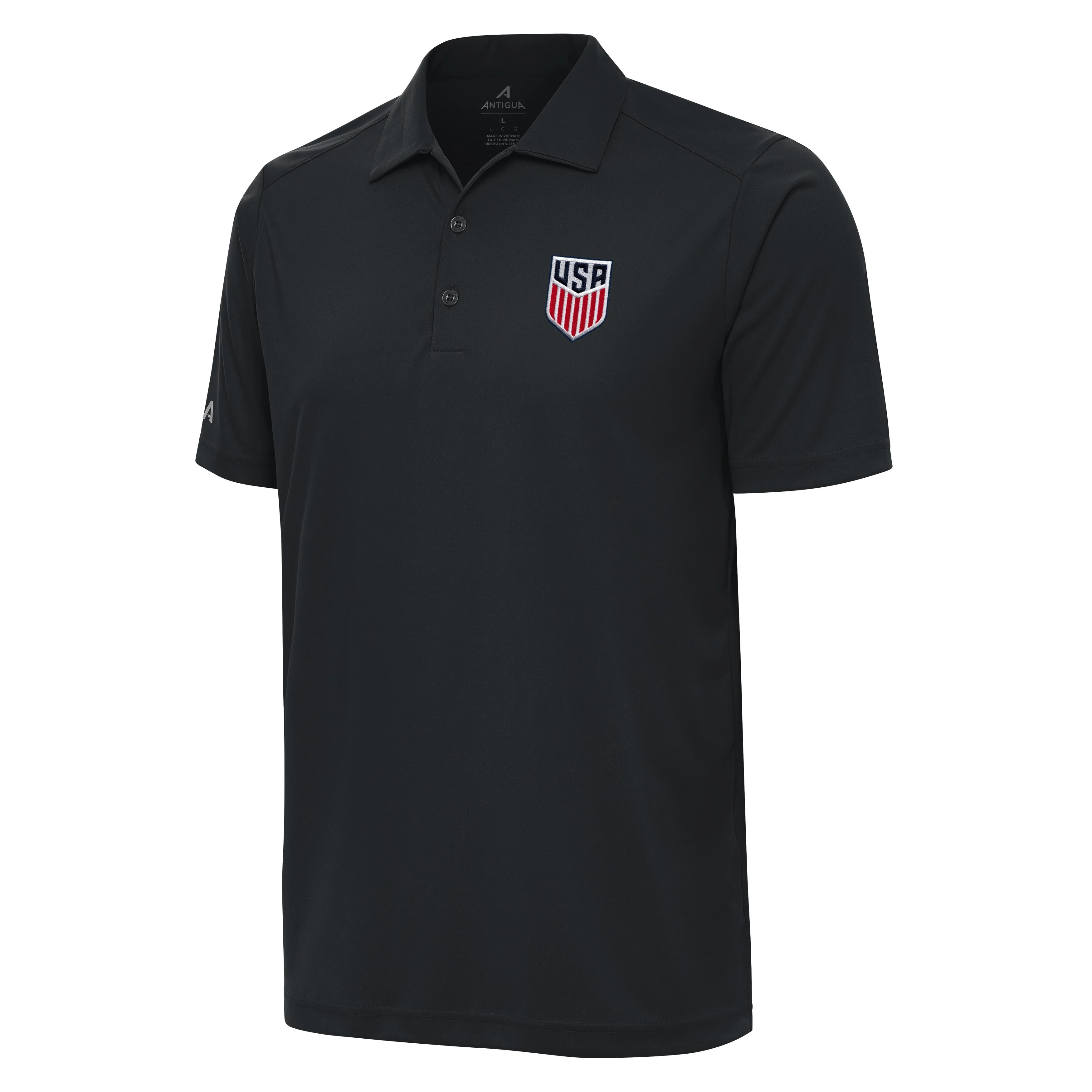 USMNT National Team Antigua Men's Tribute Polo - Black