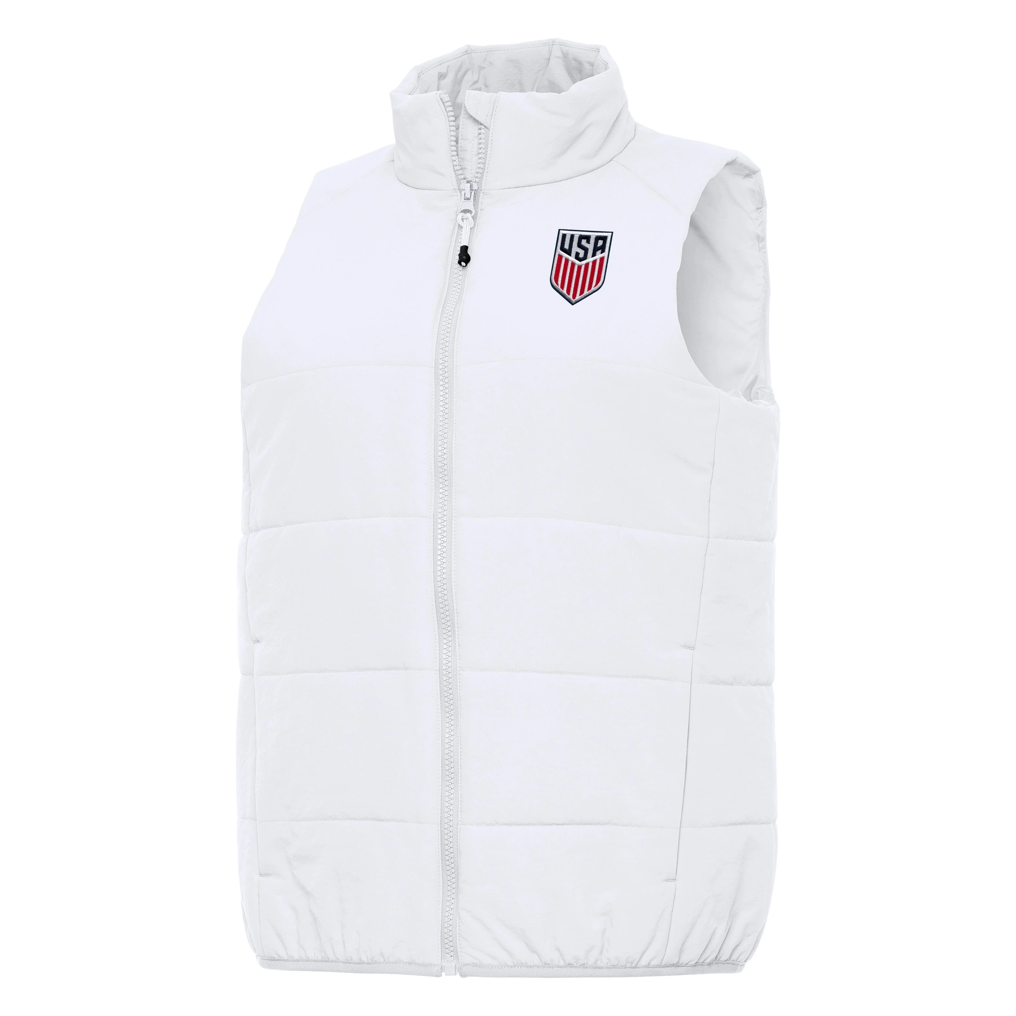 USMNT National Team Antigua Women's Experience Full Zip Vest - White
