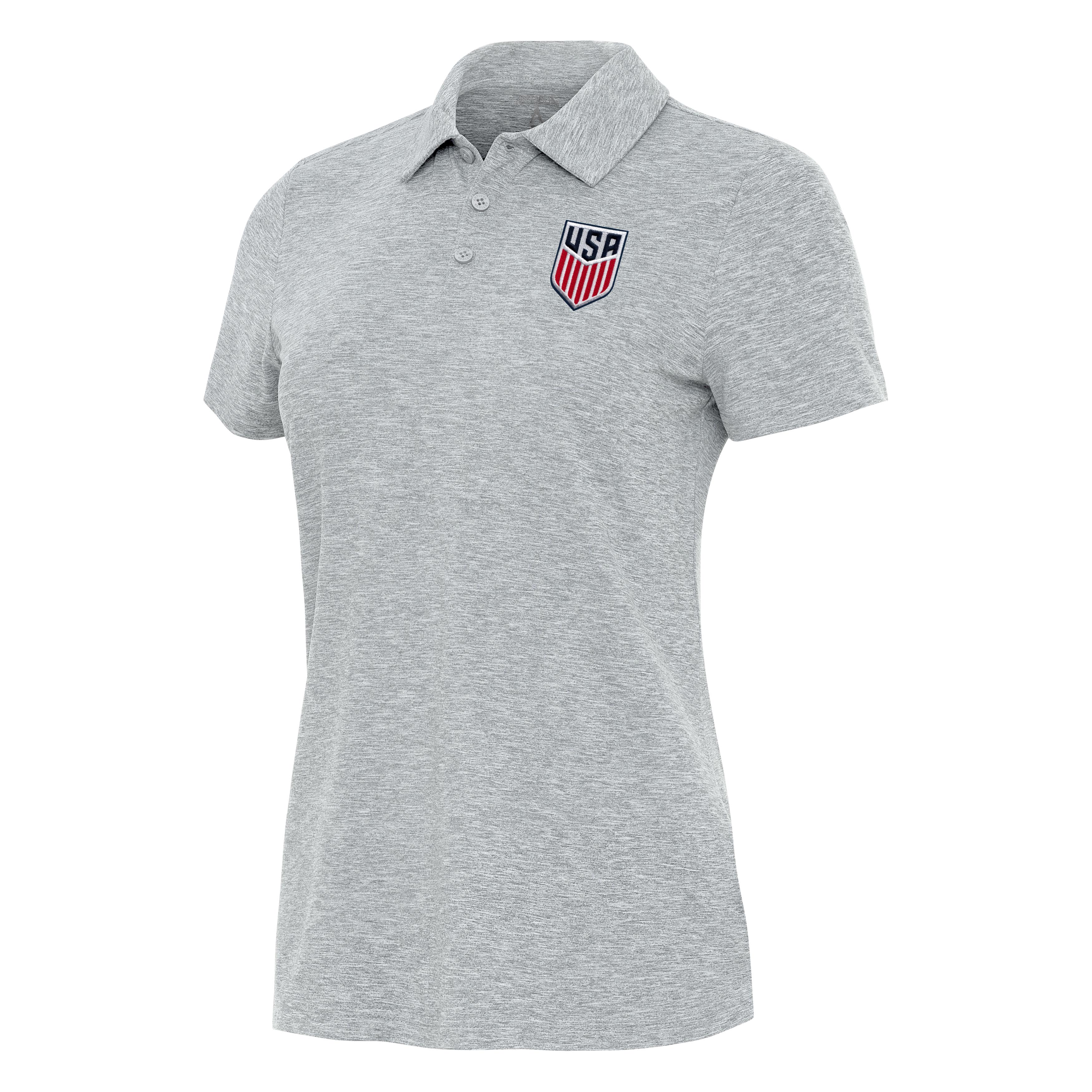 USMNT National Team Antigua Women's Matter Polo - Gray