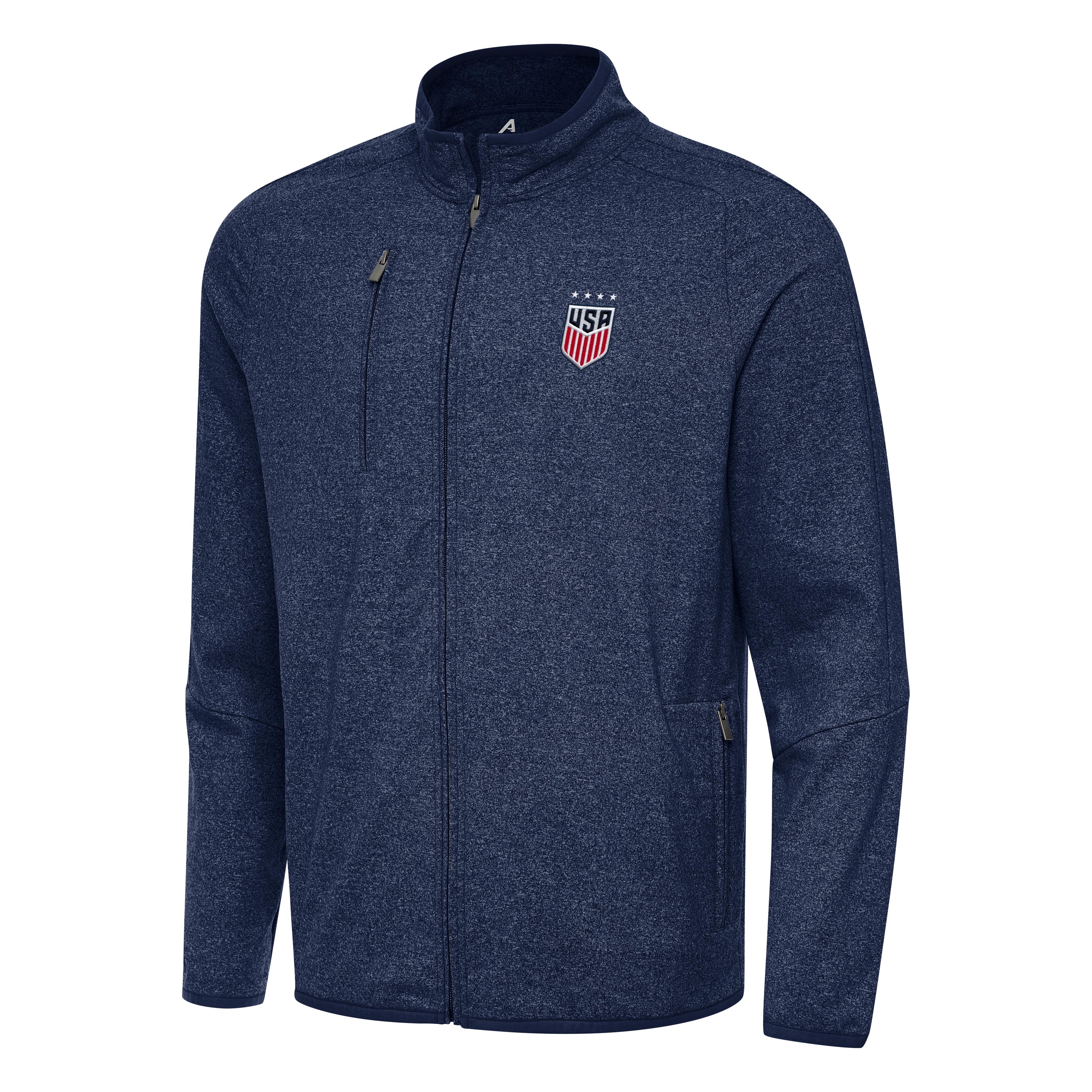 USWNT National Team Antigua Men's Hold-Up Jacket - Navy