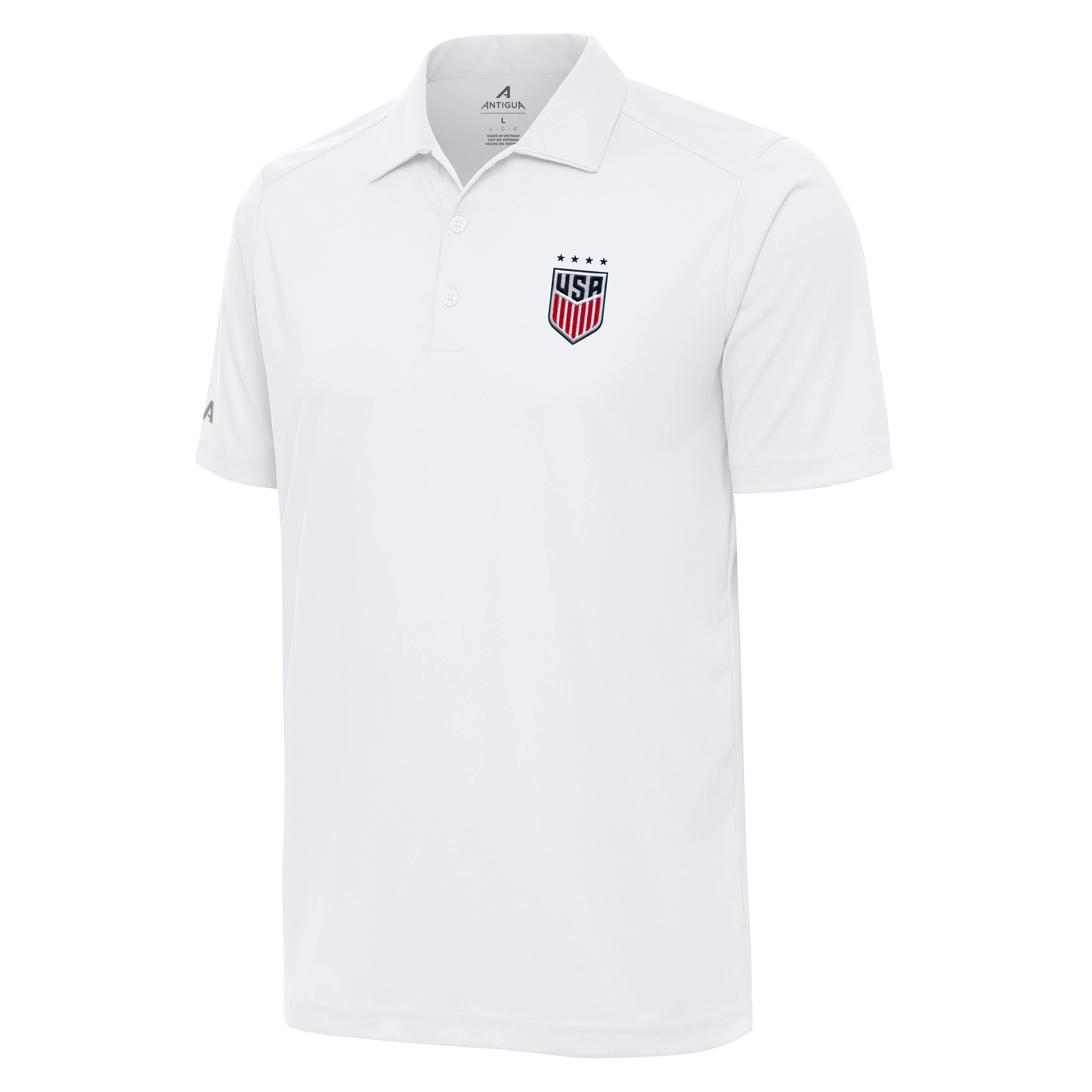USWNT National Team Antigua Men's Tribute Polo - White