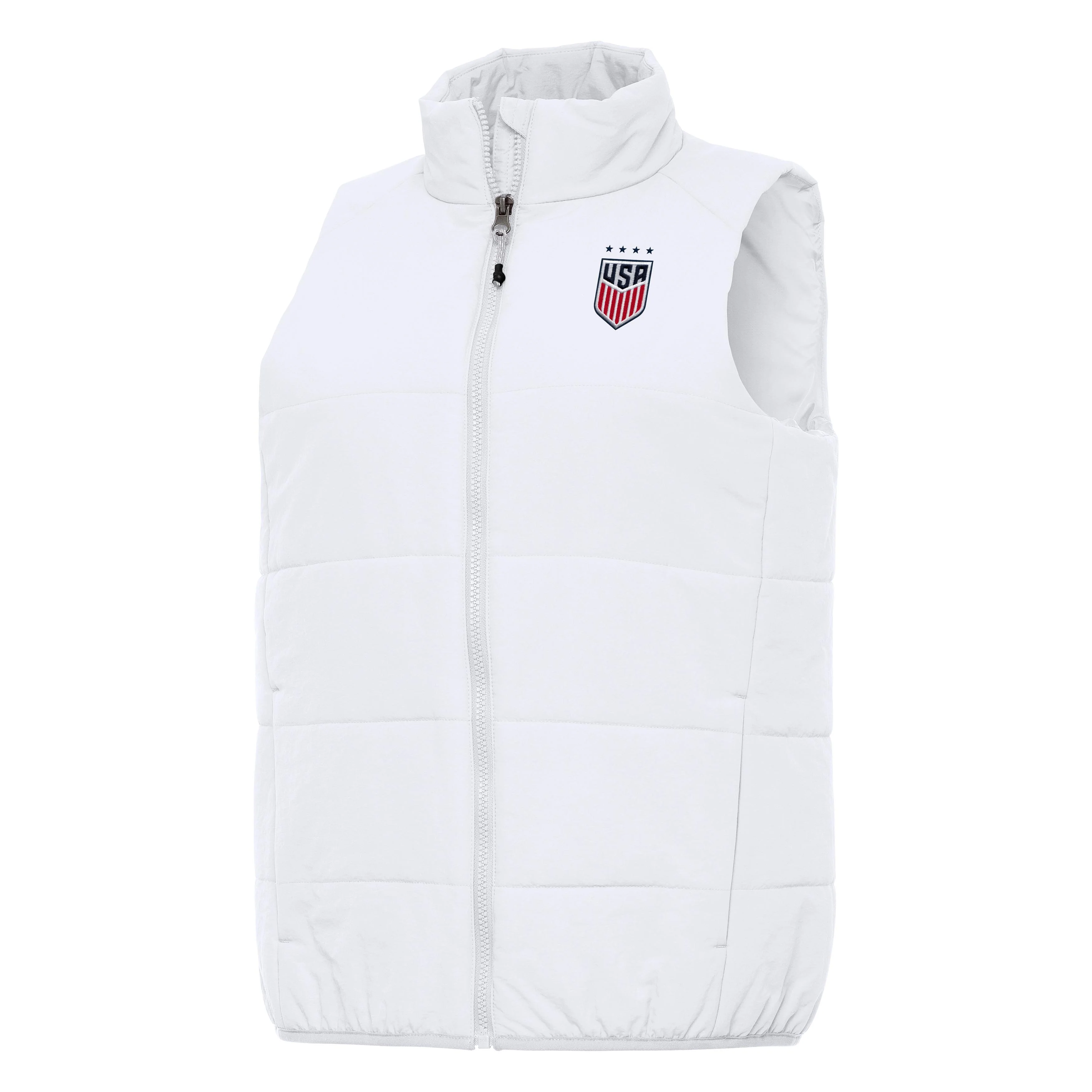 USWNT National Team Antigua Women's Experience Full Zip Vest - White