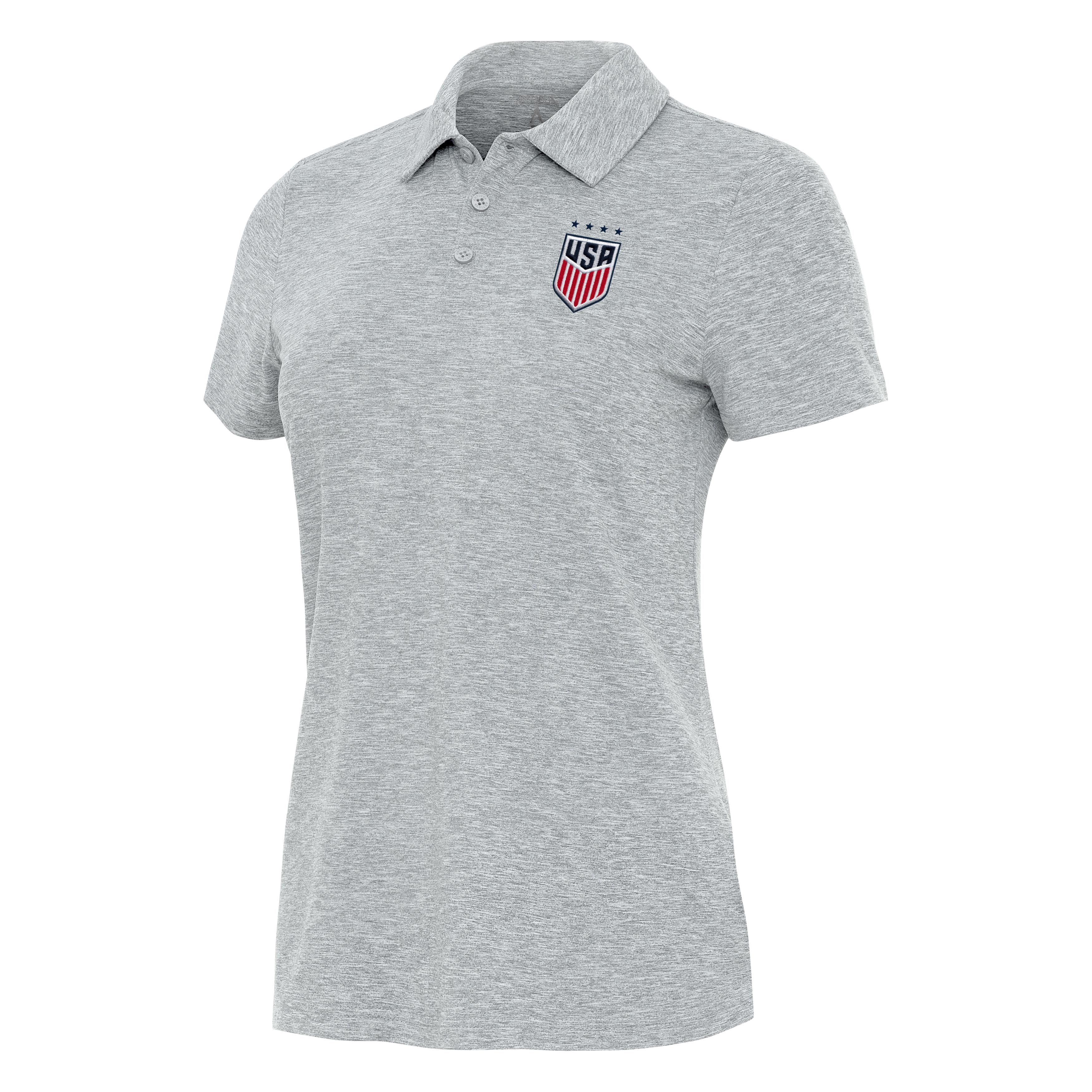 USWNT National Team Antigua Women's Matter Polo - Gray