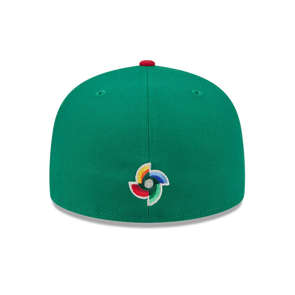WBC Mexico New Era 2026 Onfield 59FIFTY Fitted Hat - Green - Image 3