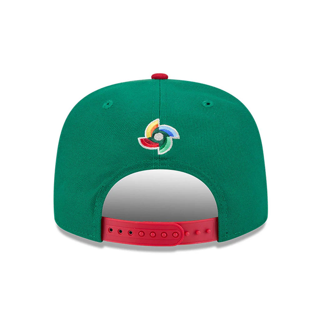 WBC Mexico New Era 2026 Onfield 9FIFTY A-Frame Hat - Green - Image 3