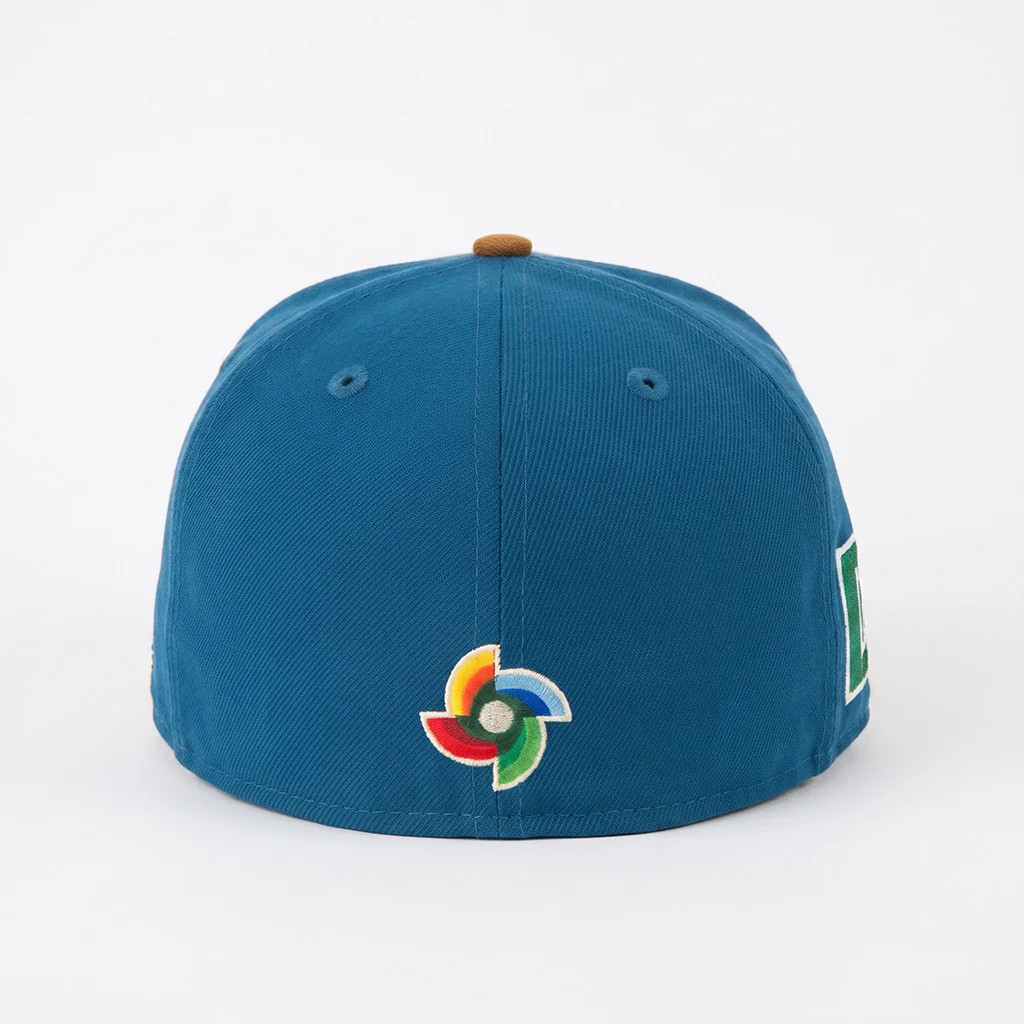 WBC Mexico New Era Rodeo 59FIFTY Fitted Hat- Blue - Image 3