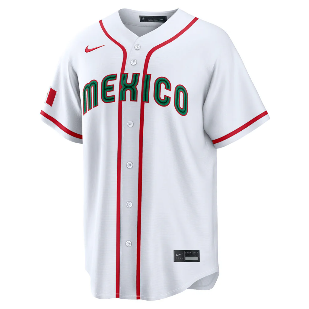 WBC Mexico Nike 2026 Home Stadium Jersey - White - Image 2