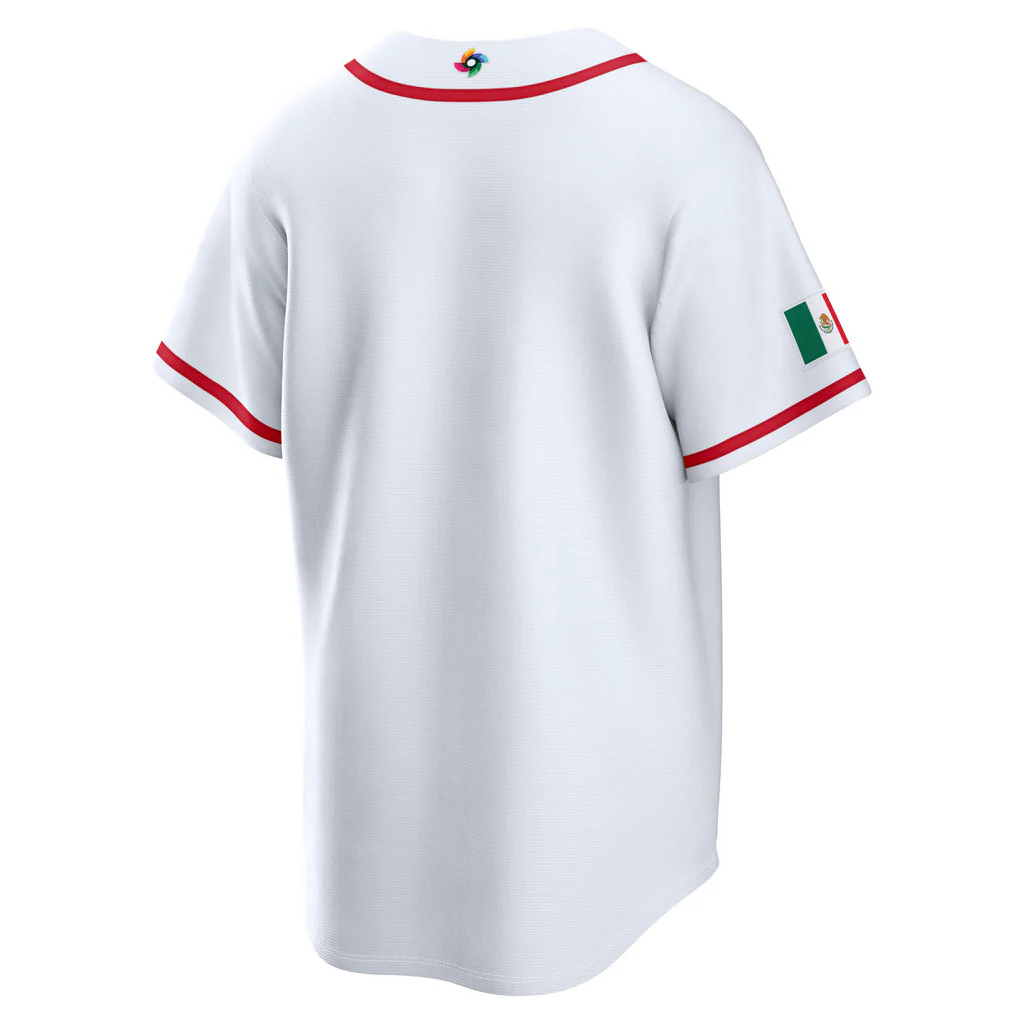 WBC Mexico Nike 2026 Home Stadium Jersey - White - Image 3