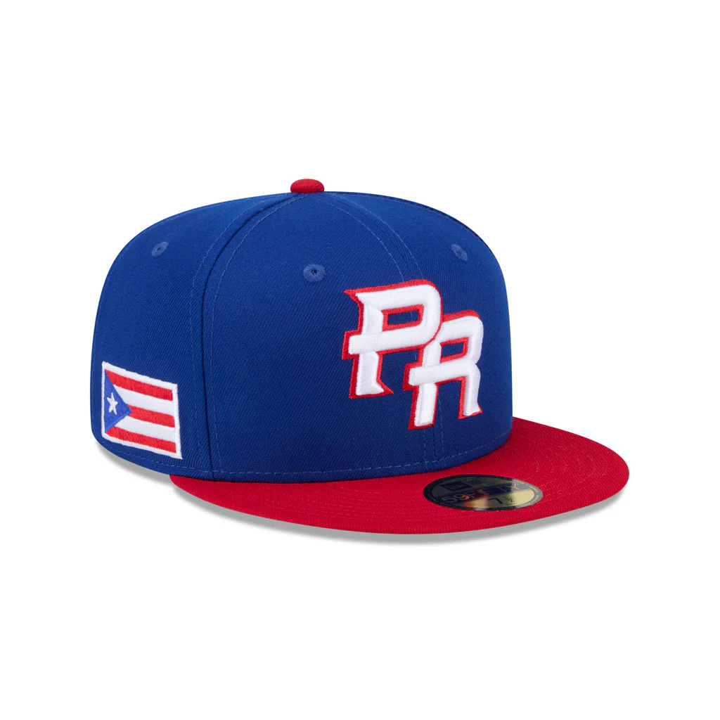 WBC Puerto Rico New Era 2026 Onfield 59FIFTY Fitted Hat - Blue - Image 2