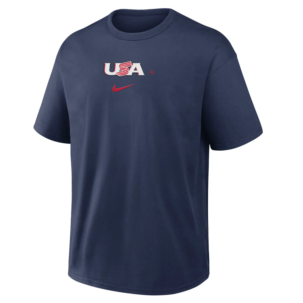 WBC USA Nike 2026 Max90 T-Shirt - Navy - Image 2