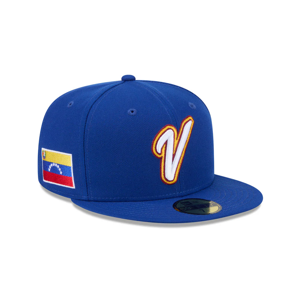 WBC Venezuela New Era 2026 Onfield 59FIFTY Fitted Hat - Blue - Image 2