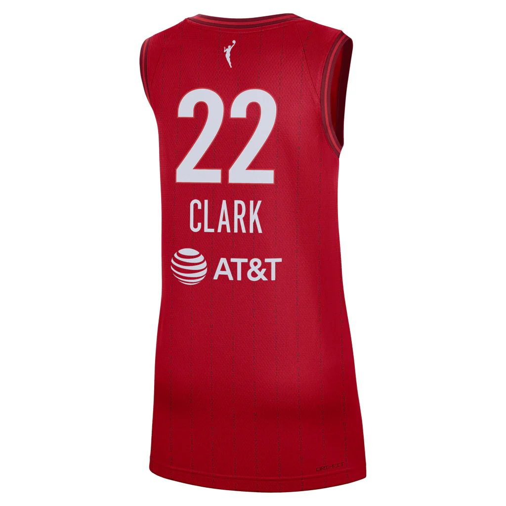 WNBA Indiana Fever Caitlin Clark Nike Rebel Victory Jersey - Red - Image 3