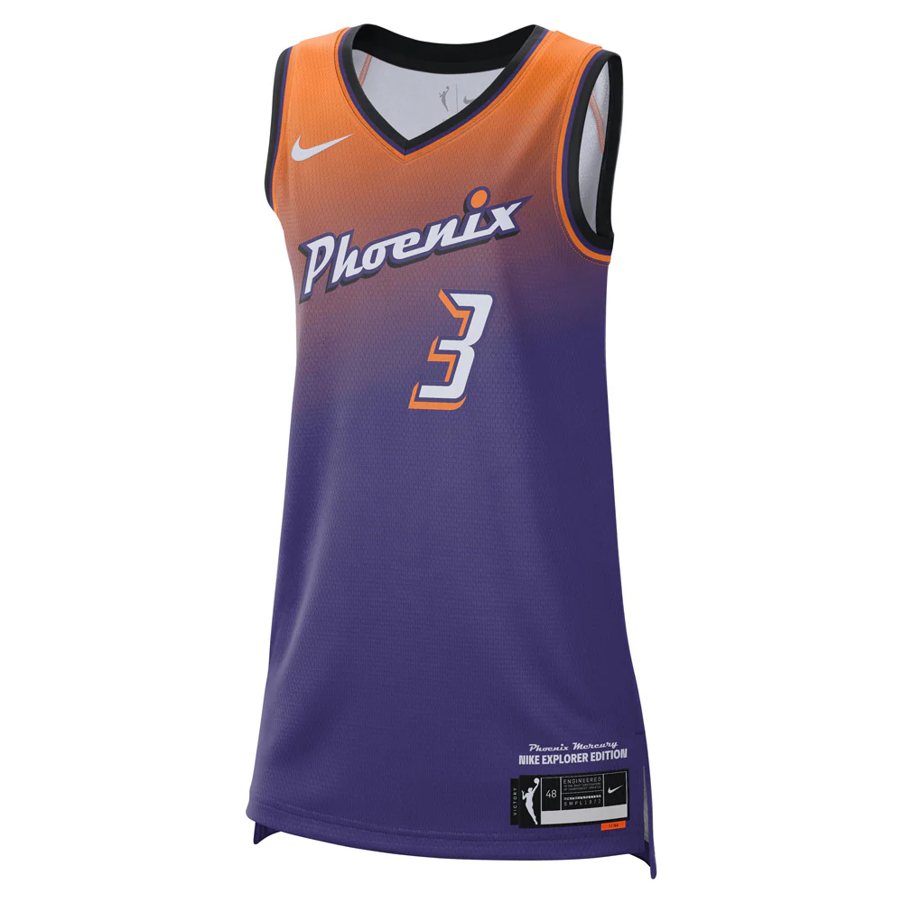 WNBA Phoenix Mercury Diana Taurasi Nike Explorer Victory Jersey - Image 2