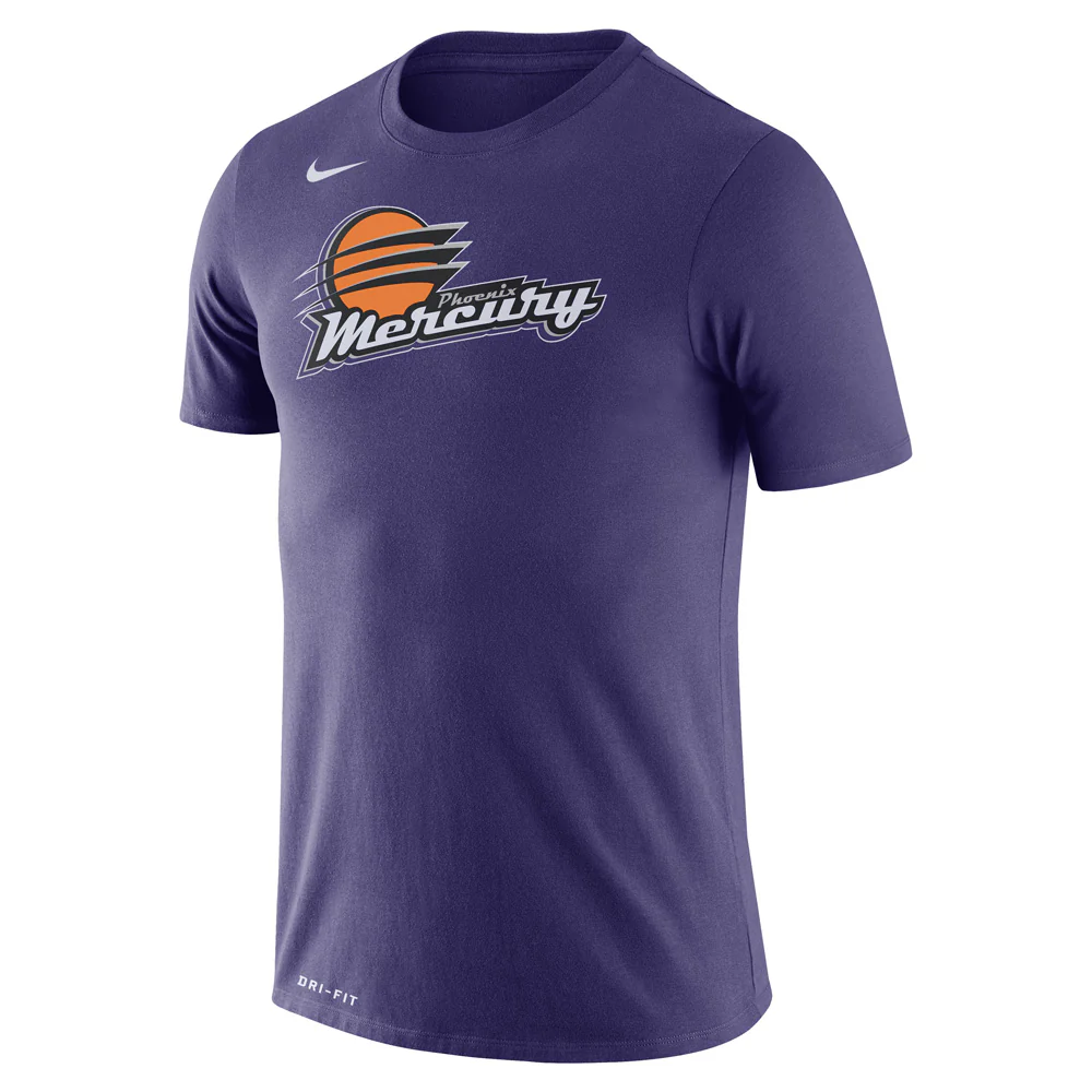 WNBA Phoenix Mercury Nike Primary Logo T-Shirt - Purple - Image 2